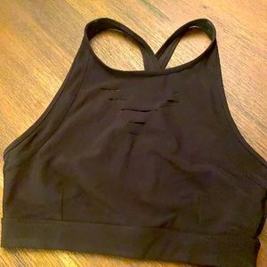Alo Yoga Ripped Warrior Sports Bra